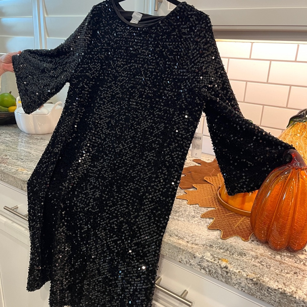 BNT Chicos party dress color black size 2 - Picture 10 of 11